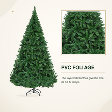 8FT Pre-Lit Fir Christmas Tree with 1488 Warm White LEDs