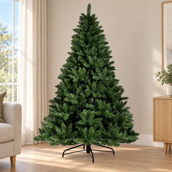 7FT Green Fir Christmas Tree with 905 Tips