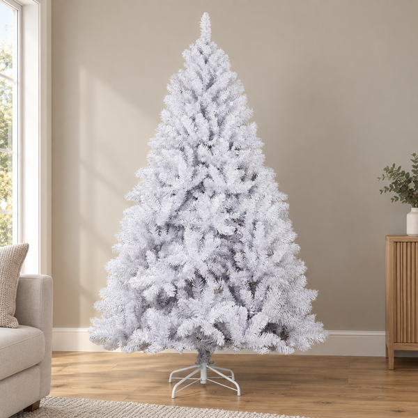 7FT White Fir Christmas Tree with 1000 Tips