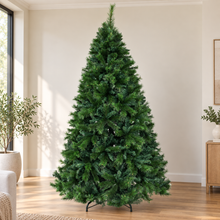 8FT Premium Green Pine Christmas Tree with 2100 Tips