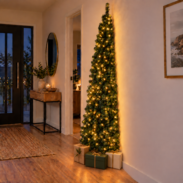 7FT Half Christmas Tree with 250 LED Lights