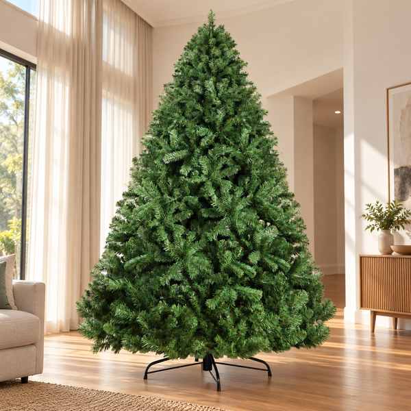 8FT Green Fir Christmas Tree with 1500 Tips