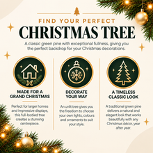 8FT Premium Green Pine Christmas Tree with 2100 Tips