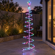 6FT Rope Light Christmas Tree with Remote & 100 LED Lights