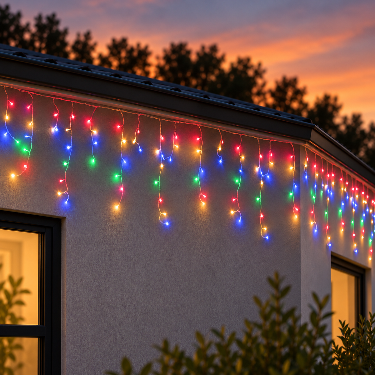 32M Solar Icicle Christmas Lights – 960 Multicolour LEDs