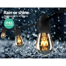 20M Outdoor Festoon String Lights with Replacement Bulbs