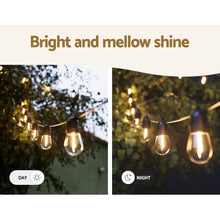 37M Festoon String Lights with 40 Warm White Bulbs