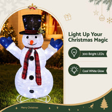 Snowman Family Christmas Light Decoration Set with 330 LEDs