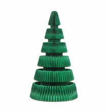 111CM Foldable Paper Christmas Tree with LED Lights, Star Topper & Ornament Kit