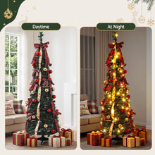 5FT Pre-Lit Pop-Up Christmas Tree with 80 LED