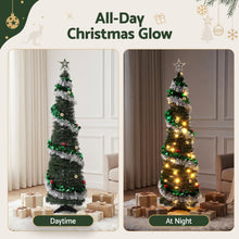 5FT Pre-Lit Pop-Up Christmas Tree with 50 Warm White LED