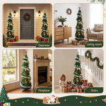 5FT Pre-Lit Pop-Up Christmas Tree with 50 Warm White LED