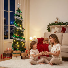 5FT Pre-Lit Pop-Up Christmas Tree with 50 Warm White LED