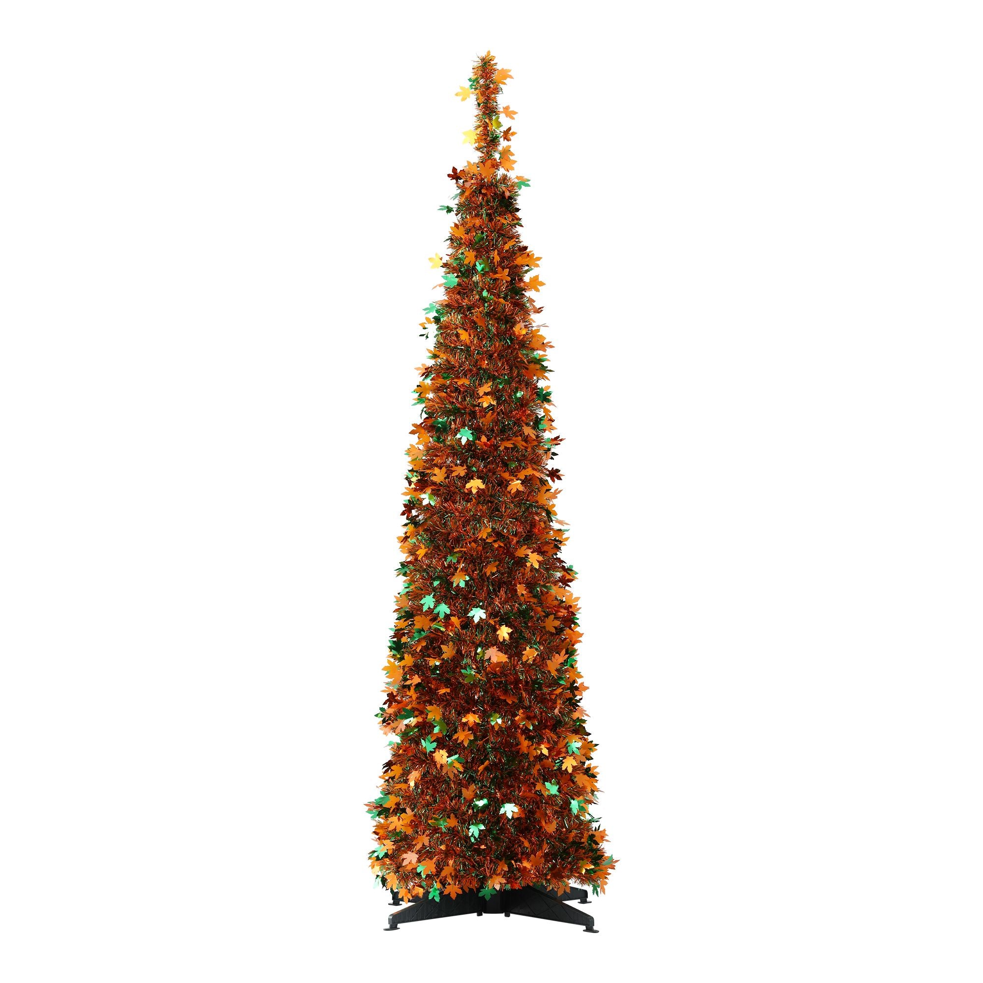 5FT Gold Maple Leaf Pop-Up Christmas Tree