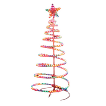 145cm Multi Colour Spiral Christmas Tree Motif Light – LED Rope