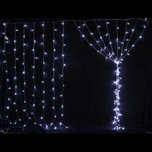 2.8M x 2.4M Warm White Curtain Christmas Lights – 180 LEDs