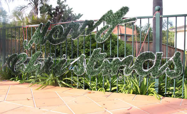 5.5M Merry Christmas Motif Light – 278 LED Rope Sign