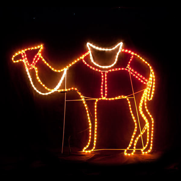 125cm Wise Men Camel Christmas Motif Light – LED Rope Light