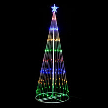 5.3 FT Circling LED Christmas Tree – 198 LED Multi Colour