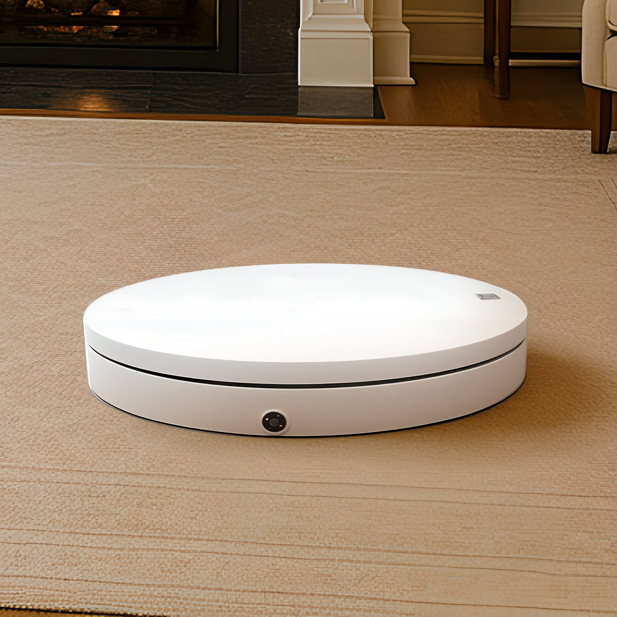 60CM White Commercial Rotating Display Turntable – 100KG