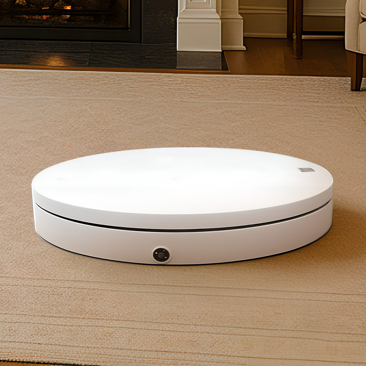 80CM White Commercial Rotating Display Turntable – 200KG