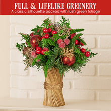 33CM Decorated Christmas Bouquet – Baubles, Berries & Pine Cones