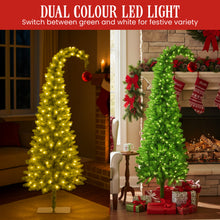 4FT Gremlin Curved Christmas Tree with 200 Warm White & Green LEDs