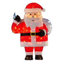 81CM Santa Display with 90 LED Lights