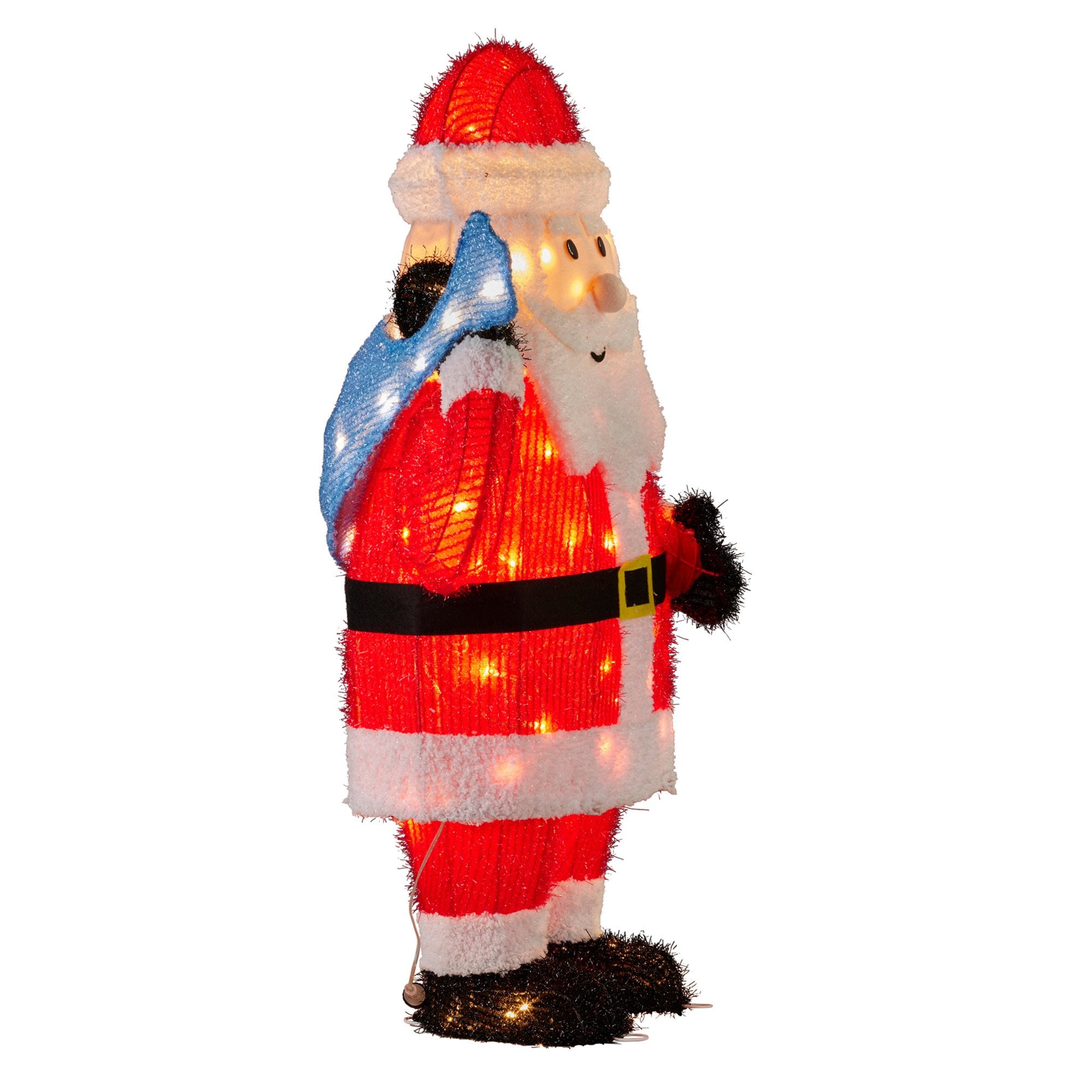 81CM Santa Display with 90 LED Lights