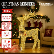 50CM Reindeer Motif Light – Warm White LEDs 170 Lights