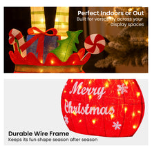 86CM Elf Motif Light in Gift Sack – Warm White LEDs 60 Lights