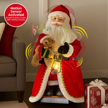 3.6FT Animated Musical Santa Christmas Decoration – LED Lantern