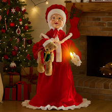 3.6FT Animated Musical Mrs Claus Christmas Decoration – LED Candle