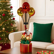 60cm LED Santa Balloon Christmas Decoration – Micro Lights Display
