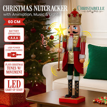 60CM Animated Musical Nutcracker with 5 LED Lights