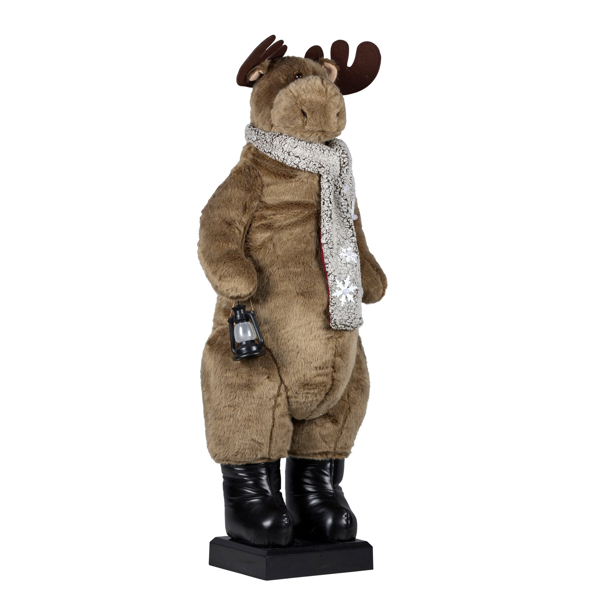 5FT Animated Musical Christmas Moose Decoration – LED Lantern