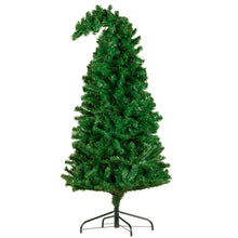 4FT Bad Santa Curved Pre-Lit Christmas Tree with 140 Multi-Function LEDs