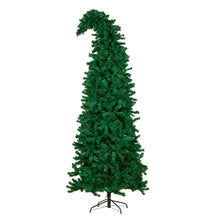 7.5FT Bad Santa Curved Pre-Lit Christmas Tree – 360 Multi-Colour LEDs