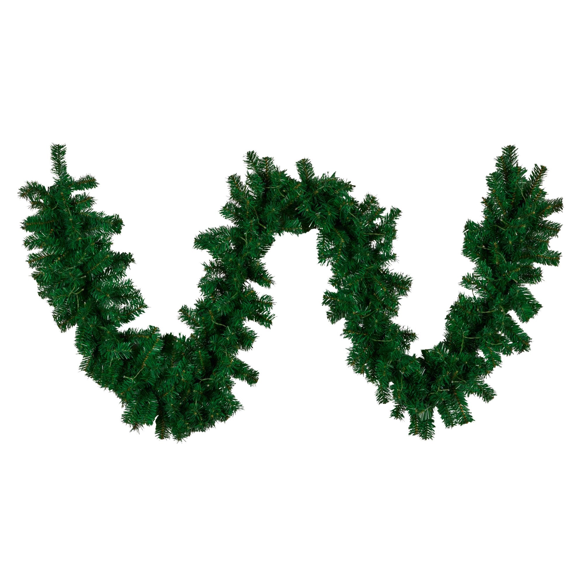 2.7M Pre-Lit Chadwick Christmas Garland with 80 Warm White LEDs
