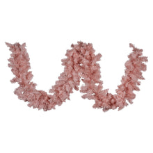2.7M Pink Christmas Garland with 100 LED Lights