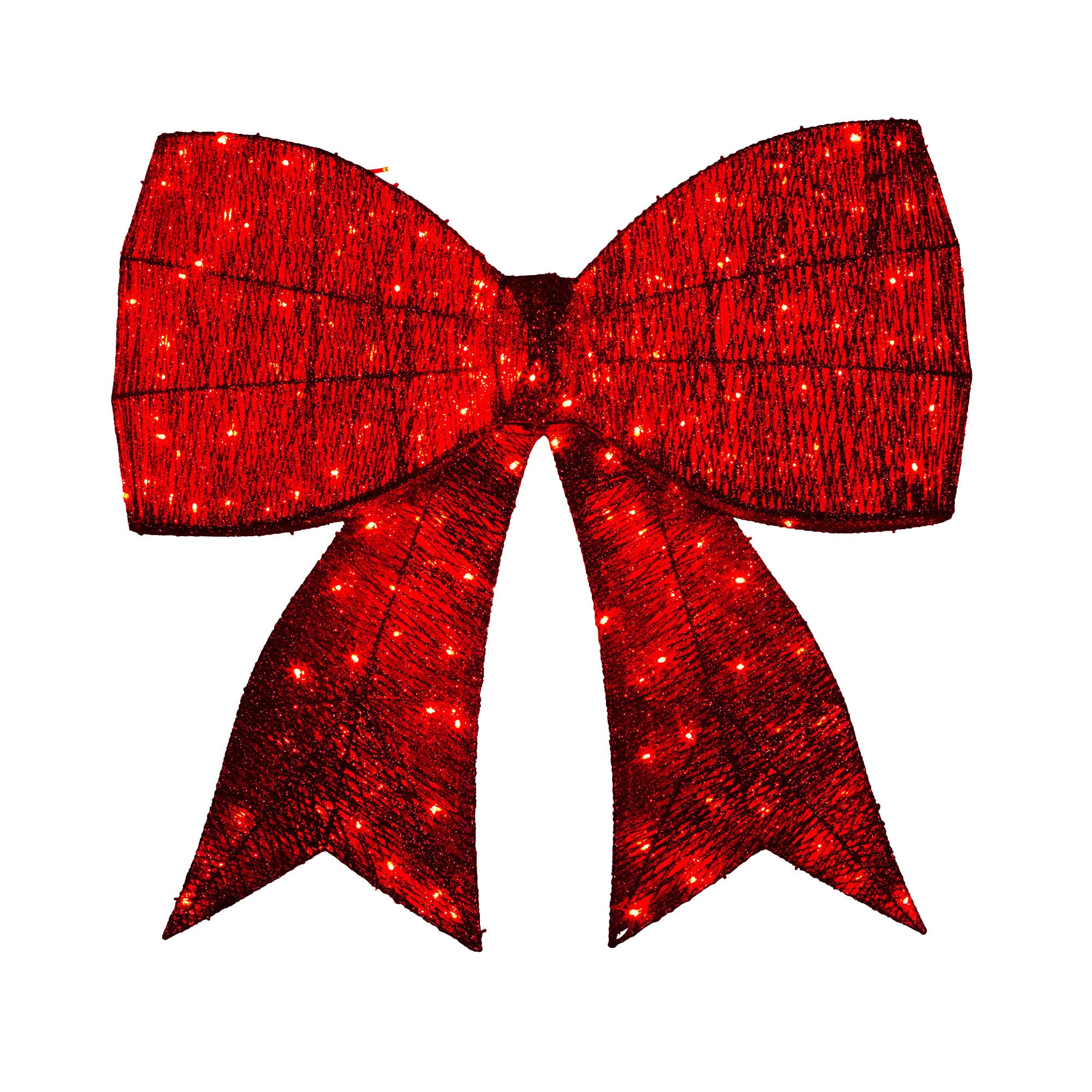 91CM Christmas Bow Motif Light Display – 220 Red LED Lights