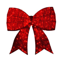 91CM Christmas Bow Motif Light Display – 220 Red LED Lights