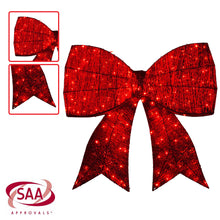 91CM Christmas Bow Motif Light Display – 220 Red LED Lights