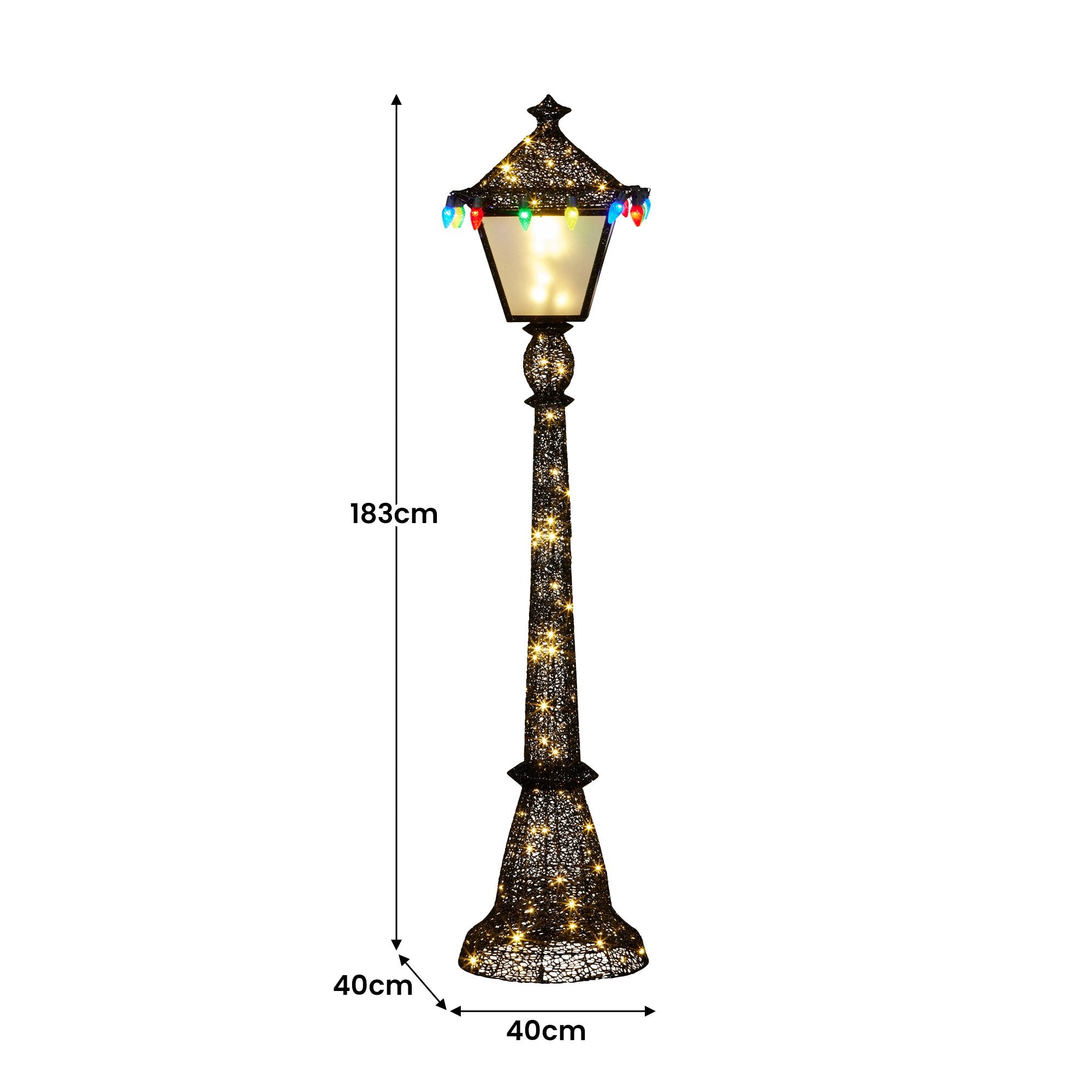 183CM Christmas Lamp Post with 156 LED Lights
