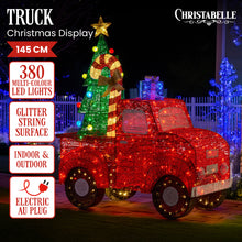145CM Christmas Tree Truck Display with 380 LED Lights