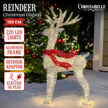 150CM Light-Up Reindeer Display with 220 LED Lights