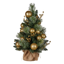 61CM Decorated Tabletop Christmas Tree – 80 Tips, 50 Warm White LED Lights