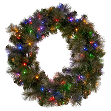 122cm Split Pre-Lit Christmas Wreath – 432 Tips, 140 LED (2 Piece)