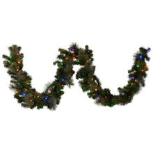 2.7M Pre-Lit Christmas Garland – 150 Tips, 70 LED Gold Glitter