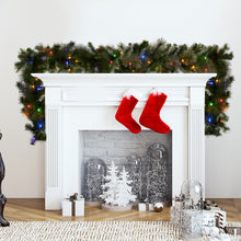 2.7M Pre-Lit Christmas Garland – 150 Tips, 70 LED Gold Glitter